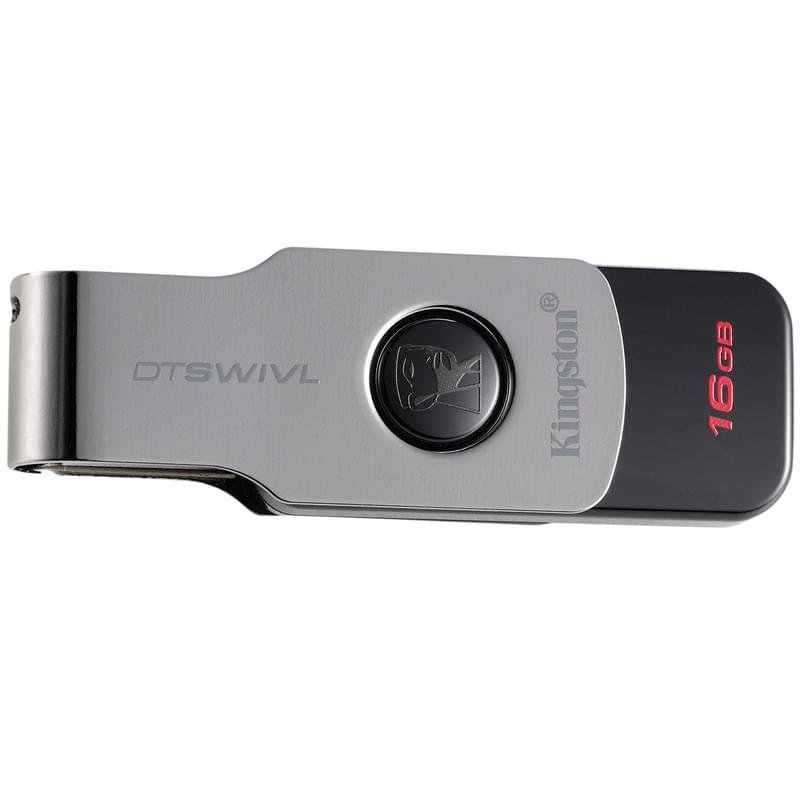 USB Флешка 16GB Kingston DataTraveler Type-A 3.1 Gen 1 (3.0) Metal (DTSWIVL/16GB) - фото #0