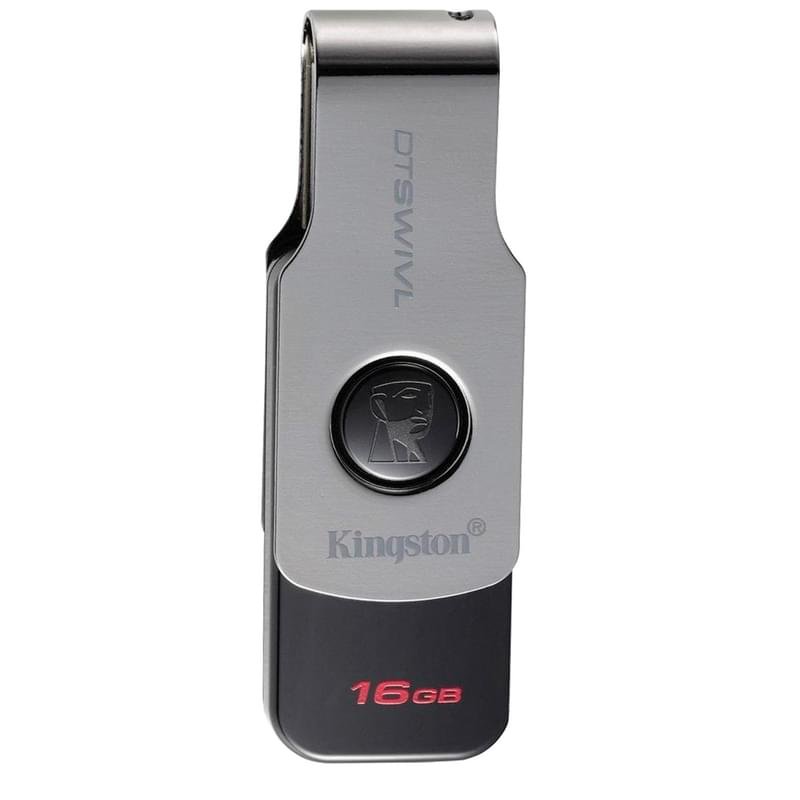 USB Флешка 16GB Kingston DataTraveler Type-A 3.1 Gen 1 (3.0) Metal (DTSWIVL/16GB) - фото #1