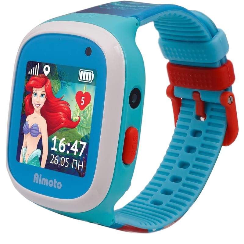 Детские смарт-часы с GPS трекером Aimoto Disney Ариэль - фото #0
