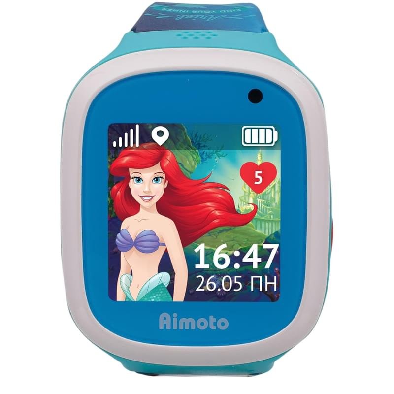 Детские смарт-часы с GPS трекером Aimoto Disney Ариэль - фото #1