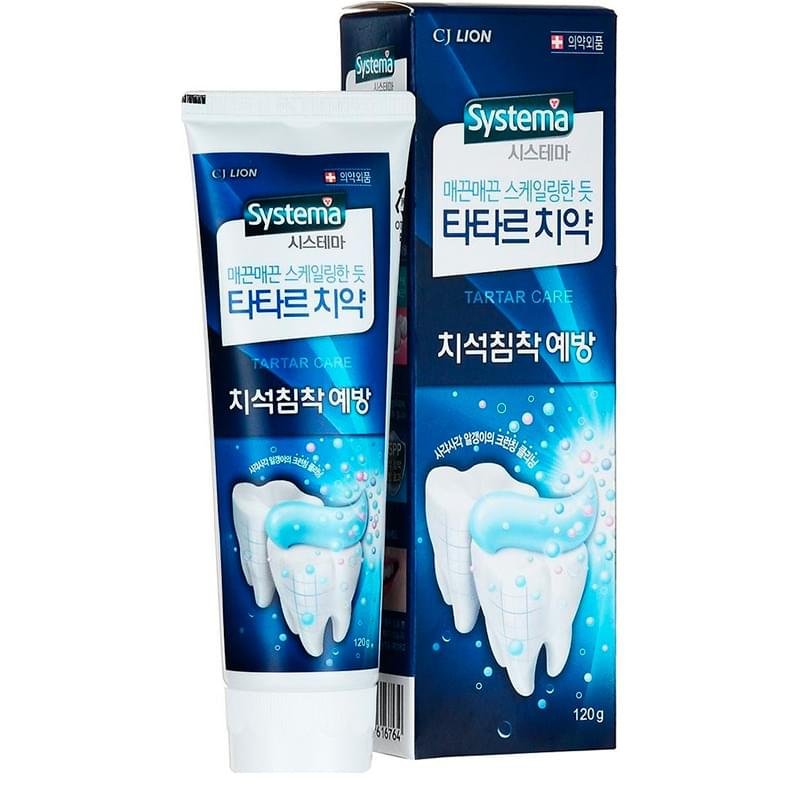 Зубная паста для предотвращения зубного камня CJ Lion Dentor Systema,120 гр - фото #0