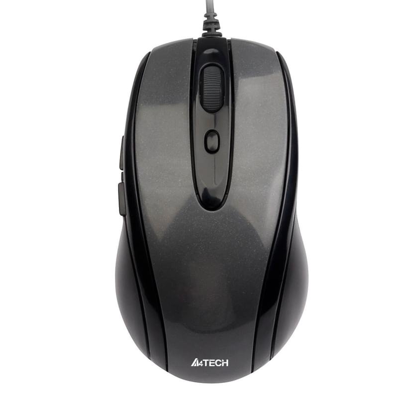 Мышка проводная USB A4Tech N-708X Black - фото #0