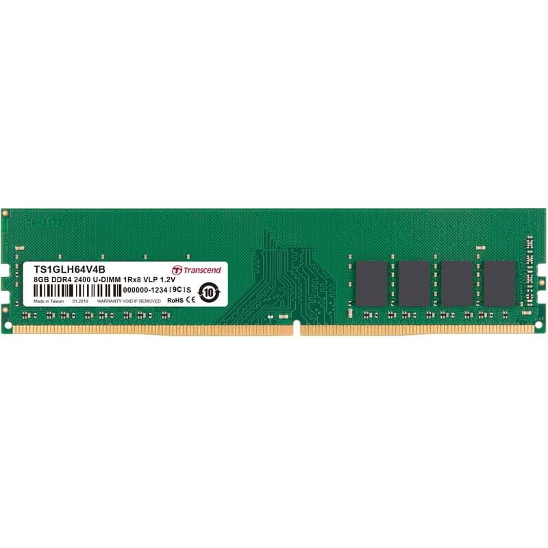 Оперативная память DDR4 DIMM 8GB/2400MHz PC4-19200 Transcend (TS1GLH64V4B) - фото #0