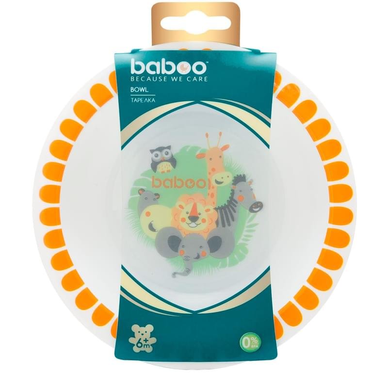 Baboo Тарелка глубокая Safari  6 м+ - фото #0