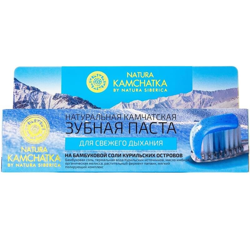 Зубная паста камчатская "Для свежего дыхания" NATURA KAMCHATKA 100мл - фото #1