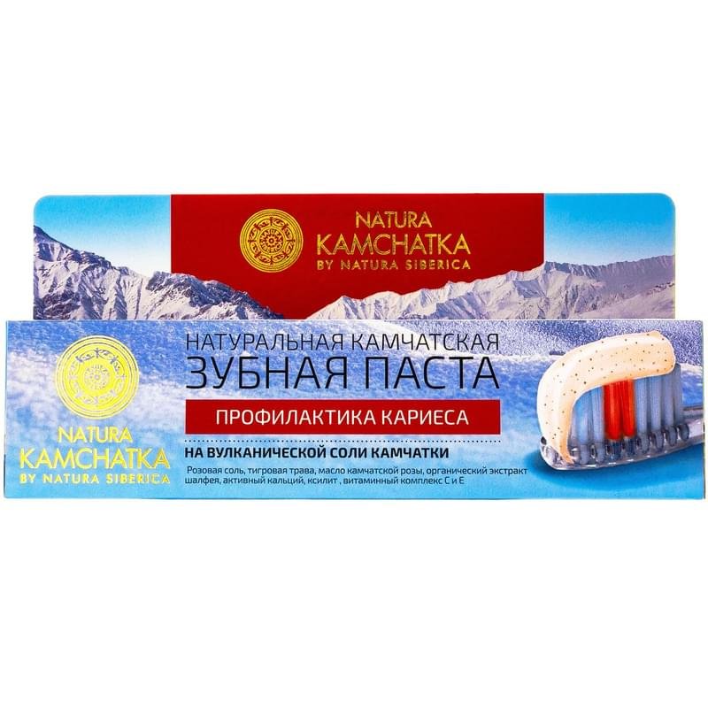 Зубная паста камчатская "Профилактика кариеса" NATURA KAMCHATKA 100мл - фото #1