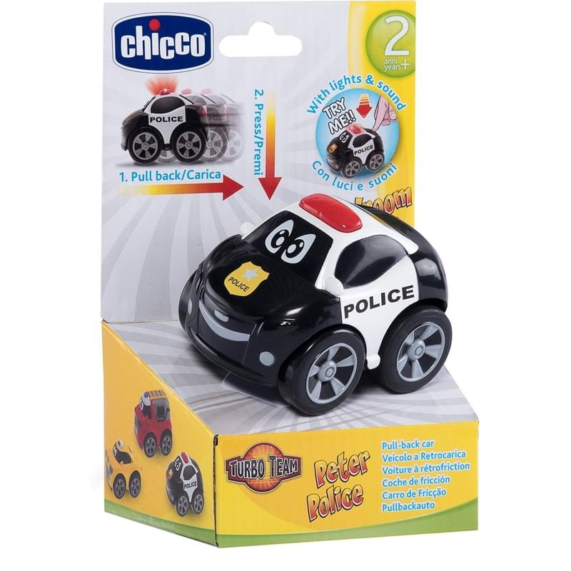 Chicco Машинка Турбо Team Police 2г+ - фото #2