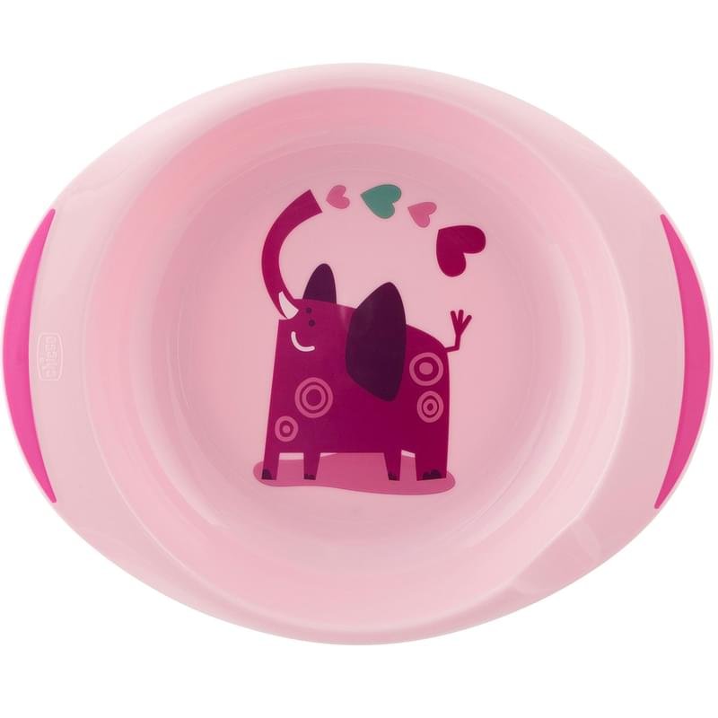 Chicco Набор тарелок 12м+ розовый/унисекс - фото #1