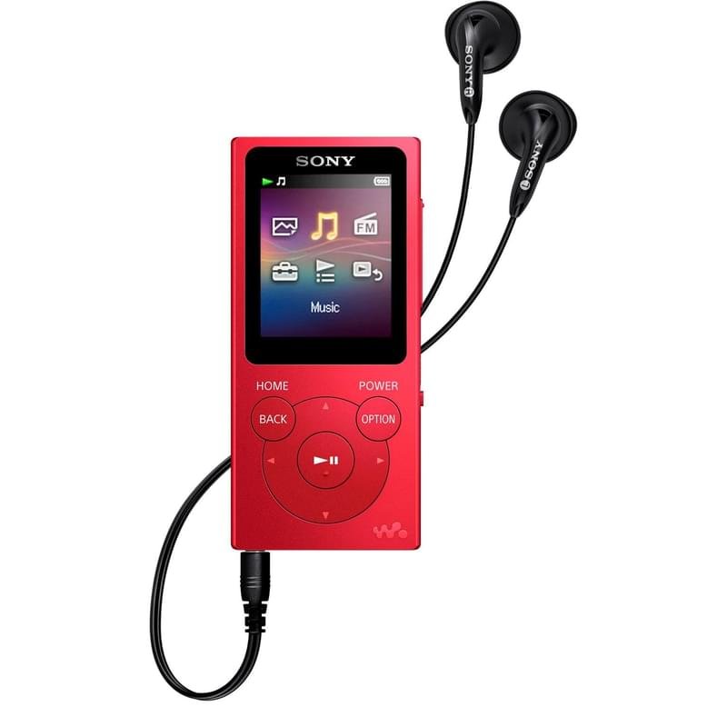 MP3 плеер Sony NWE-394R, Red - фото #1