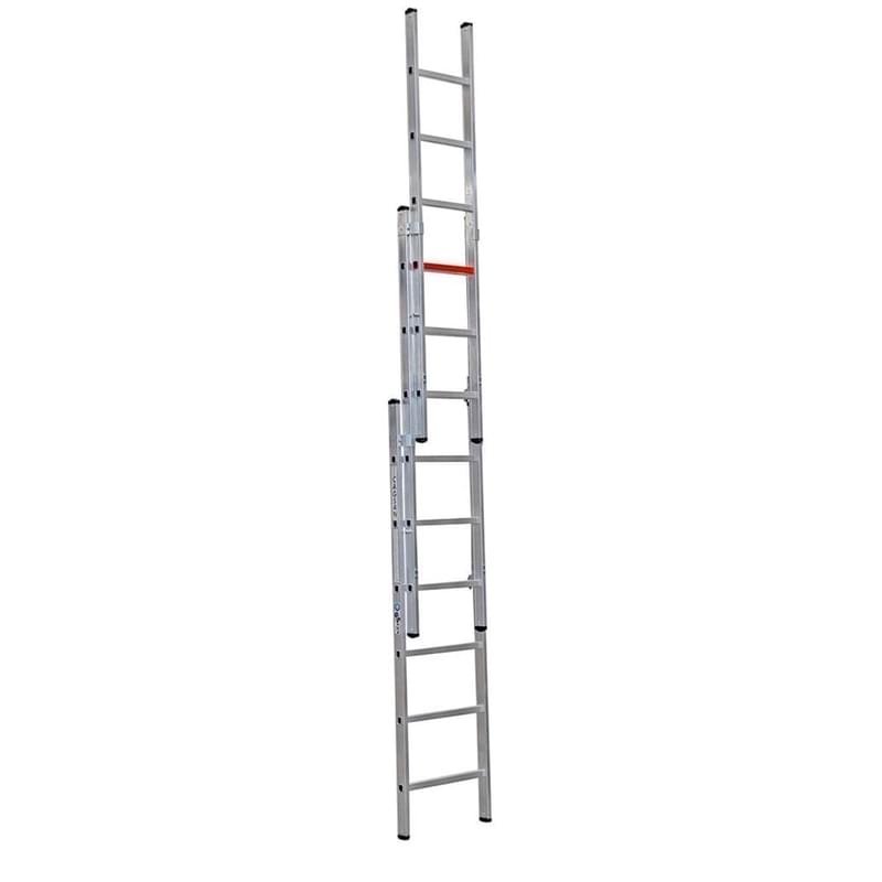 6 ступенчатая трёхсекционная алюминиевая лестница (TS6060) - фото #1