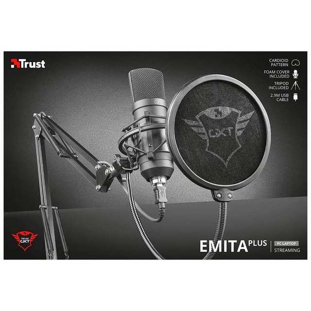 Trust GXT 252 EMITA PLUS STREAMING MICROPHONE Ойын микрофоны - фото #4