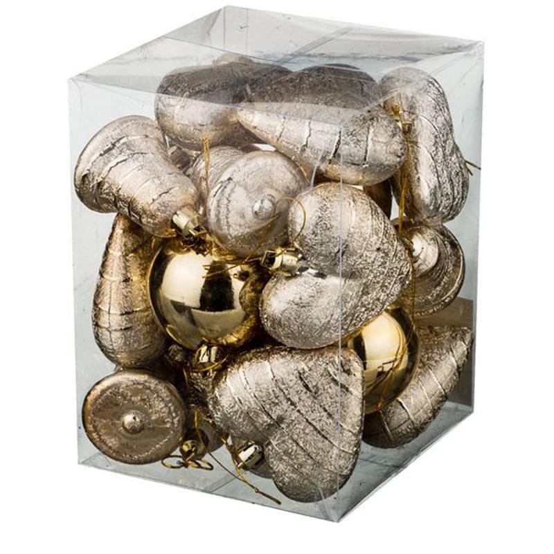 Декоративное изделие:набор шаров "бронза", 858-029 - фото #2