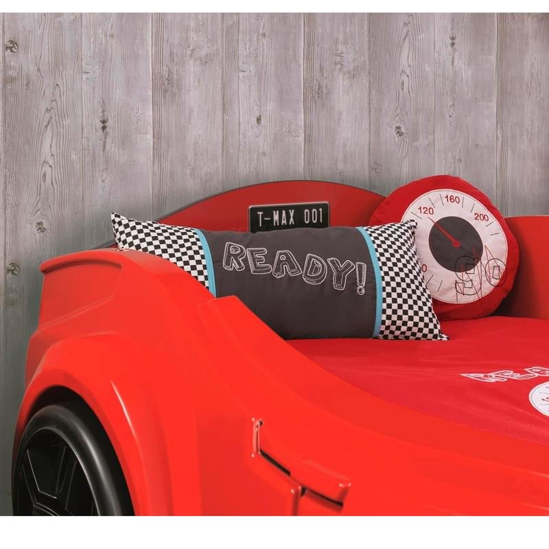 Turbo Max кровать в виде машины (Red) (90x195 см) - фото #2
