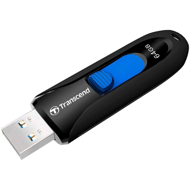 USB Флешка 64GB Transcend JetFlash 790 Type-A 3.1 Gen 1 (3.0) Black (TS64GJF790K) - фото #2