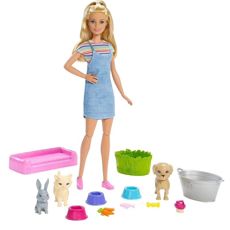 Barbie® Игровой набор «Кукла и домашние питомцы» - фото #0