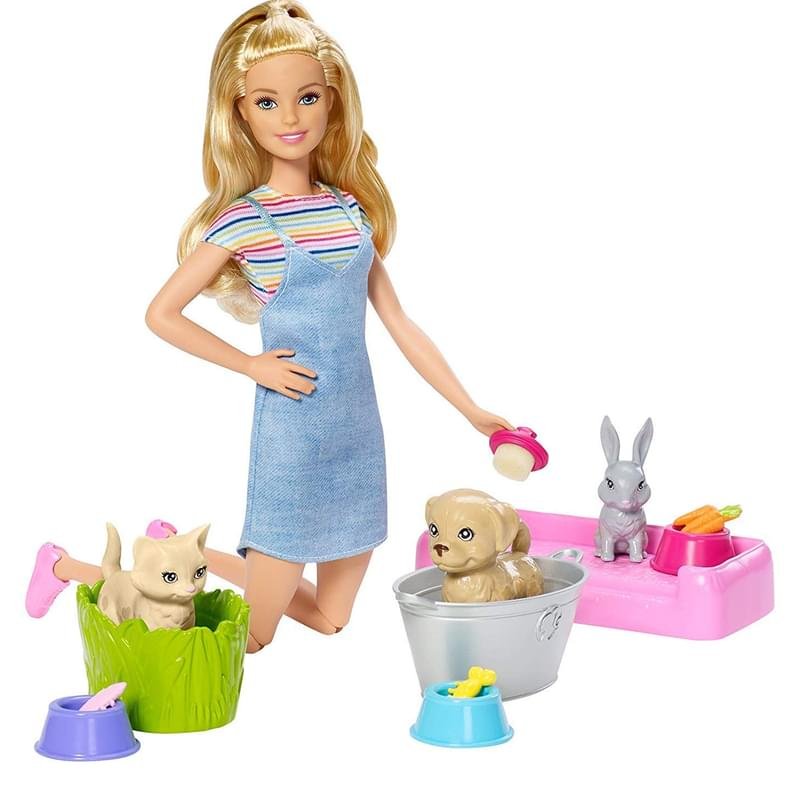 Barbie® Игровой набор «Кукла и домашние питомцы» - фото #1