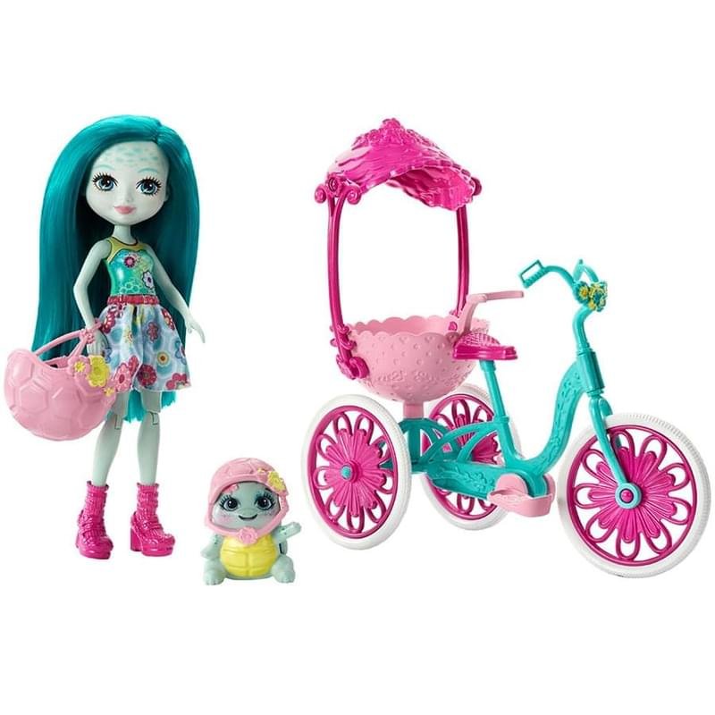 MATTEL Enchantimals Кукла со зверюшкой и транспортным средством в асс - фото #1