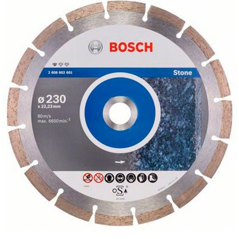 Алмазный отрезной круг Bosch Standard for Stone d230-22,23 (2608602601) - фото #0