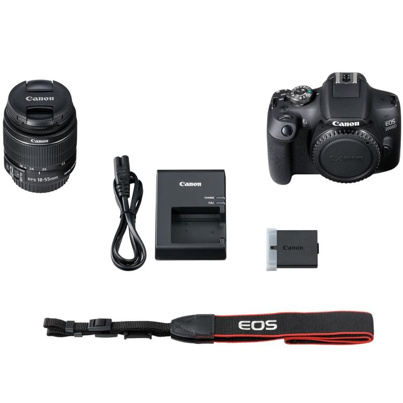 Зеркальный фотоаппарат Canon EOS 2000D EF-S 18-55 III - фото #7