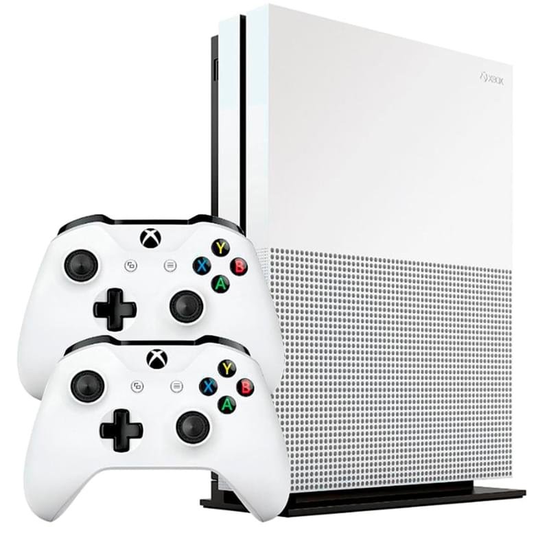 Игровая консоль XBOX One S 1TB + Джойстик XBOX с разъемом 3,5 мм и Bluetooth, Белый (234-00608) - фото #0
