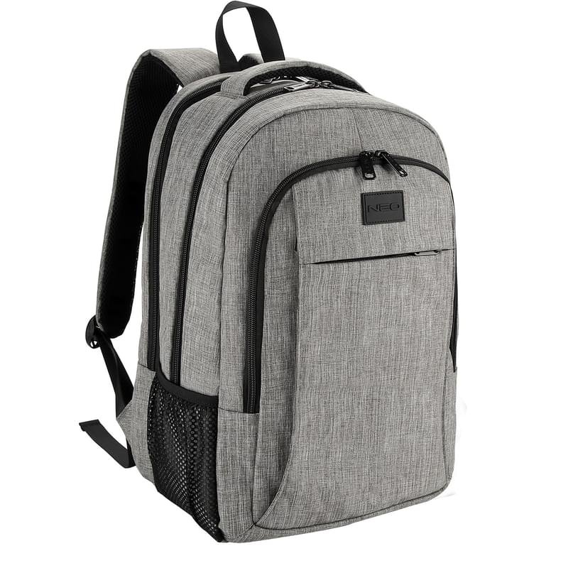 Рюкзак для ноутбука 15.6" NEO NEB-035, Grey, полиэстер (NEB-035GY) - фото #3