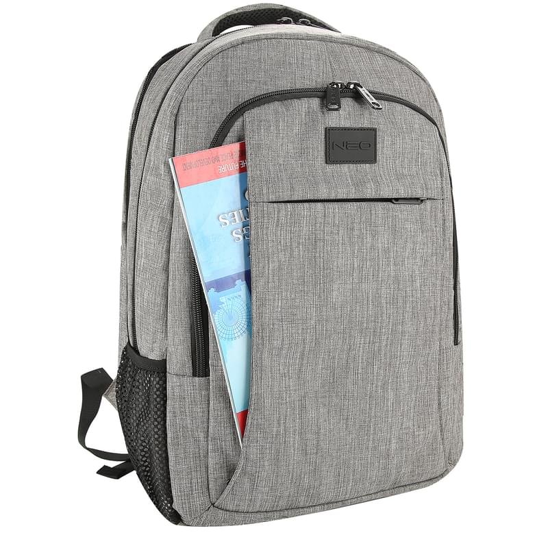 Рюкзак для ноутбука 15.6" NEO NEB-035, Grey, полиэстер (NEB-035GY) - фото #6