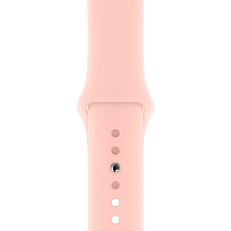 Смарт часы Apple Watch Series 5 GPS, 40mm Gold Aluminium Case with Pink Sand Sport Band - фото #5