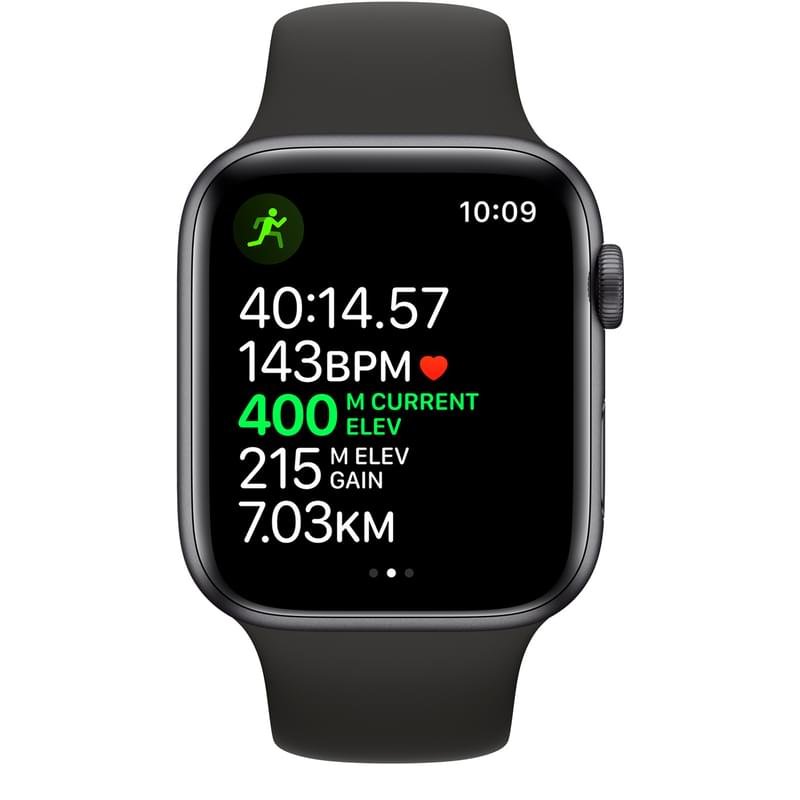Смарт часы Apple Watch Series 5 GPS, 44mm Space Grey Aluminium Case with Black Sport Band - фото #3