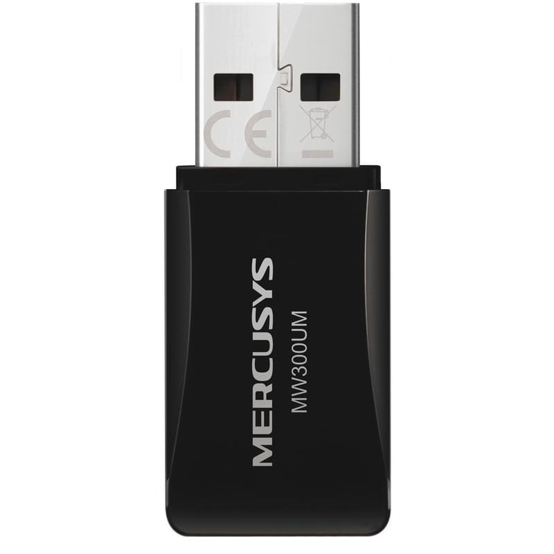 Беспроводной USB-адаптер Mercusys MW300UM, 300 Mbps, USB 2.0 (MW300UM) - фото #1