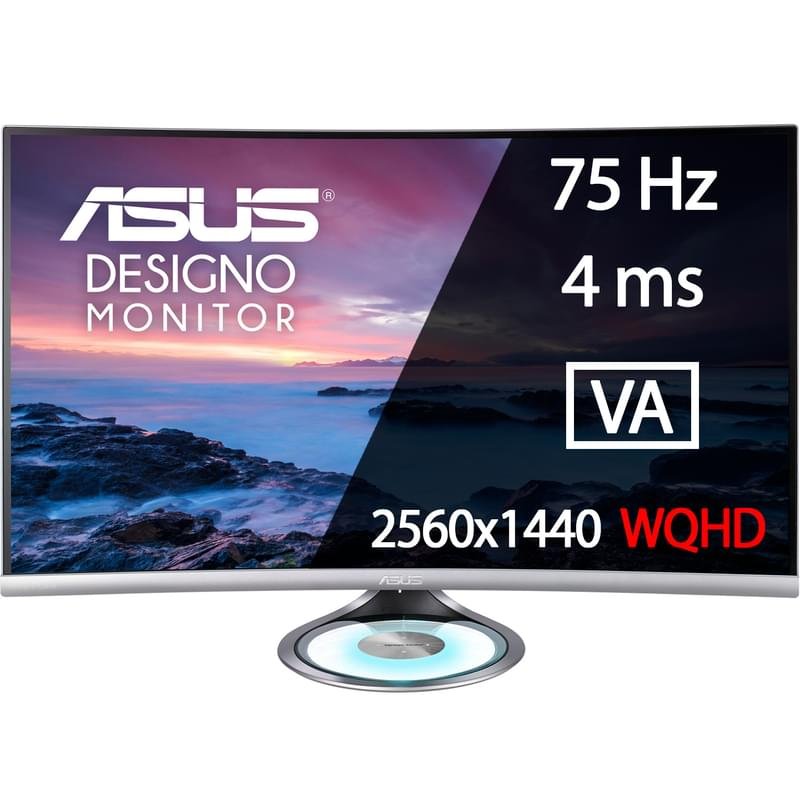Монитор 32" Asus MX32VQ 2560x1440 16:9 VA 75Гц (2HDMI+DP) Curved Gray - фото #0