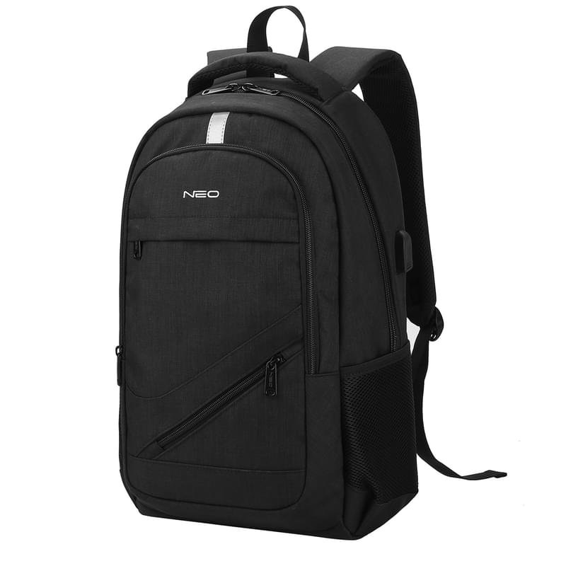 Рюкзак для ноутбука 15.6" NEO NEB-051, Black, полиэстер (NEB-051BK) - фото #5