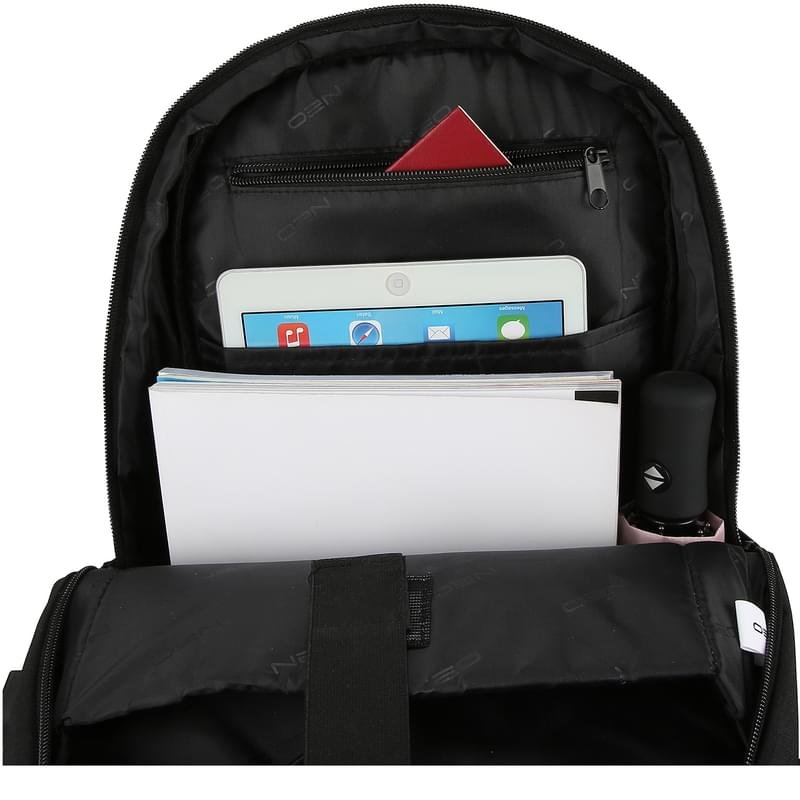 Рюкзак для ноутбука 15.6" NEO NEB-051, Black, полиэстер (NEB-051BK) - фото #10