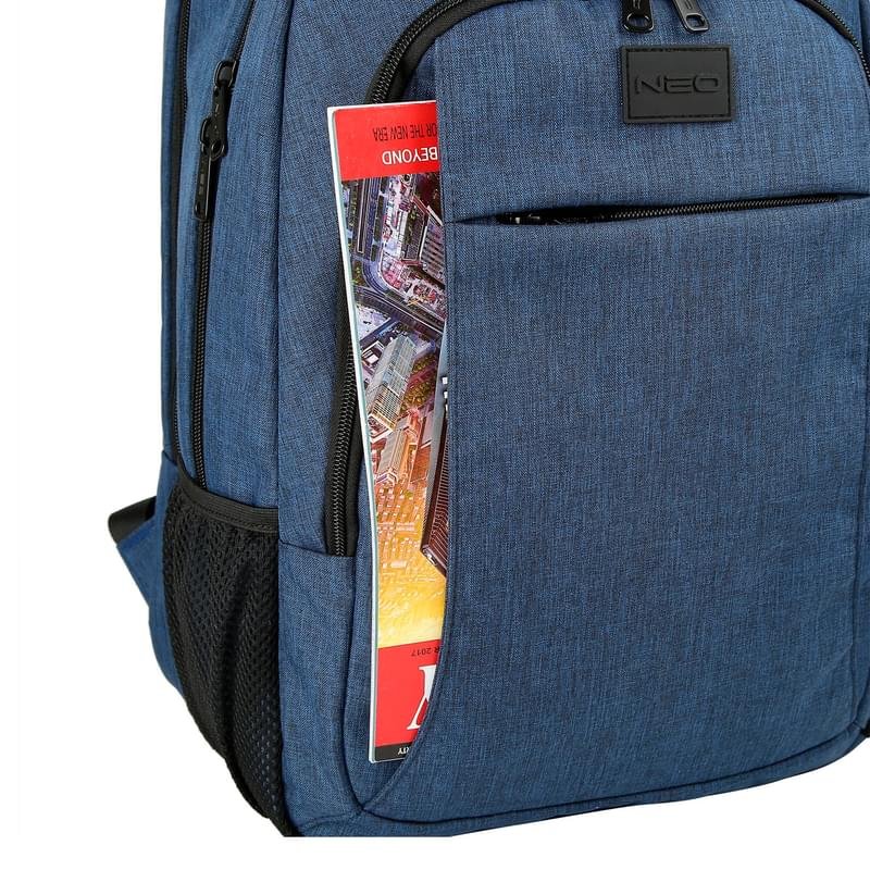 Рюкзак для ноутбука 15.6" NEO NEB-035, Blue, полиэстер (NEO-035BL) - фото #6