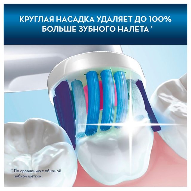 Электрическая зубная щётка Oral-B Vitality D100, белая - фото #7