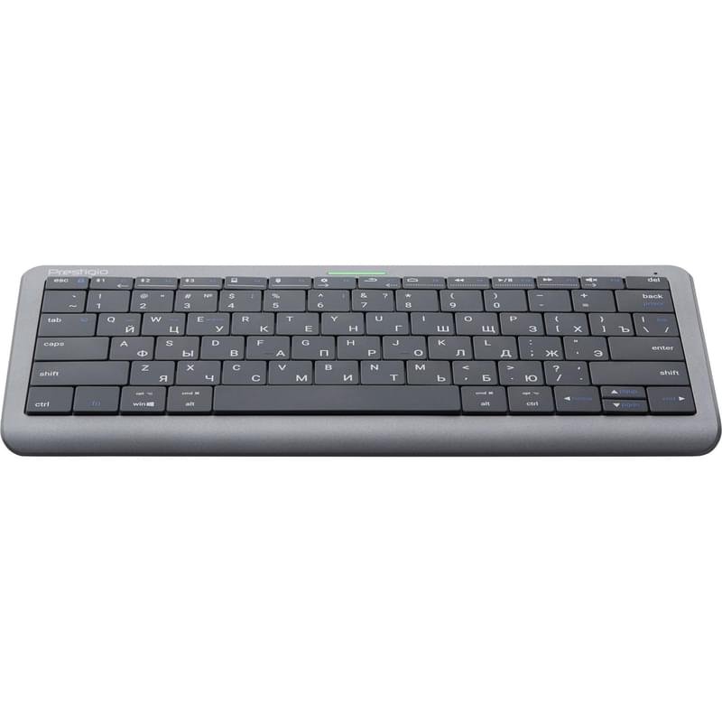 Клавиатура беспроводная USB/BT Prestigio Click&Touch, Black - фото #1