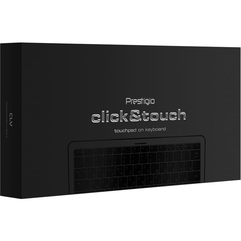 Клавиатура беспроводная USB/BT Prestigio Click&Touch, Black - фото #7