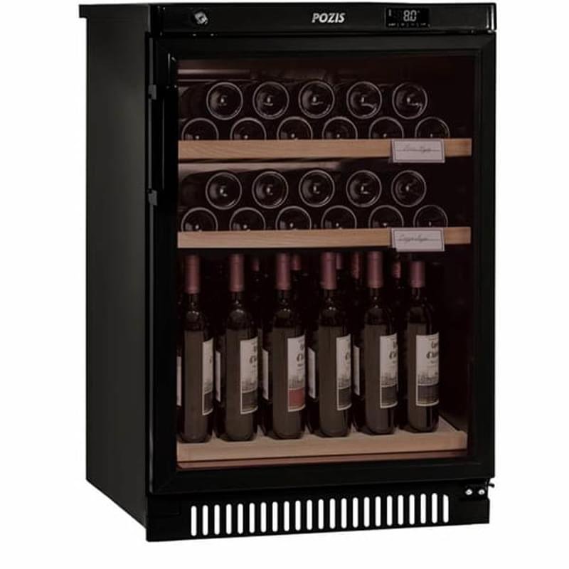 Винный холодильник Pozis ШВ-39 черный - фото #0
