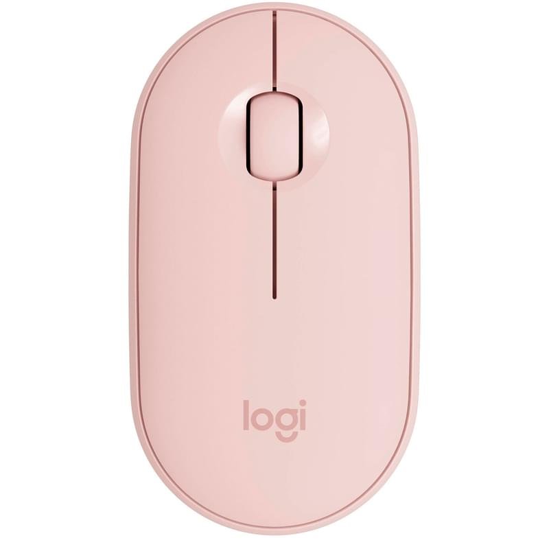 Мышка беспроводная USB/BT Logitech Pebble M350, Rose - фото #0