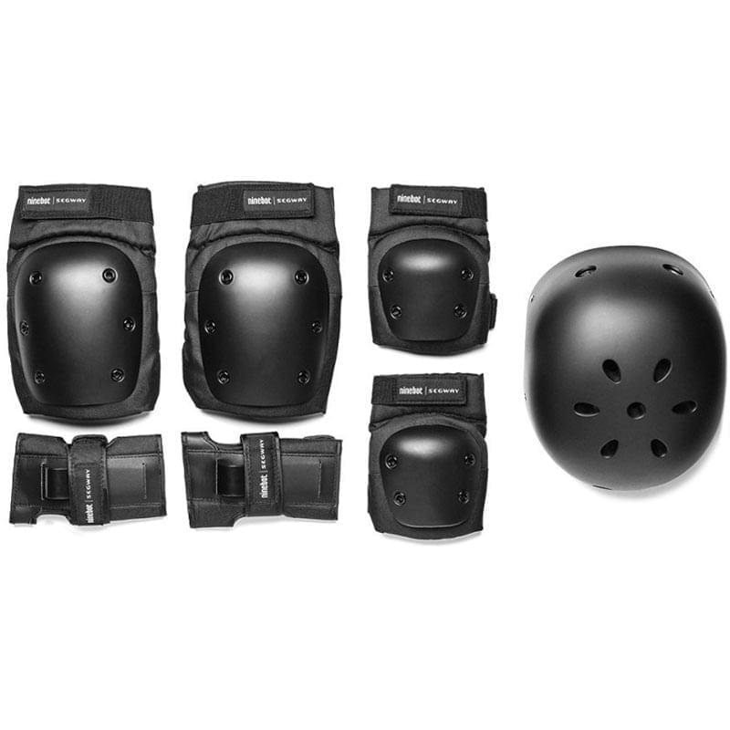 Комплексная защита с шлемом Ninebot KickScooter Protection Kit L, Черный - фото #0