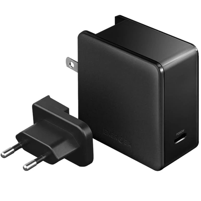 Адаптер для путешествий, 1*USB Type-C, PD (60W) EU/US, Energеa, Черный (CHR-TL-PD60EU) - фото #0