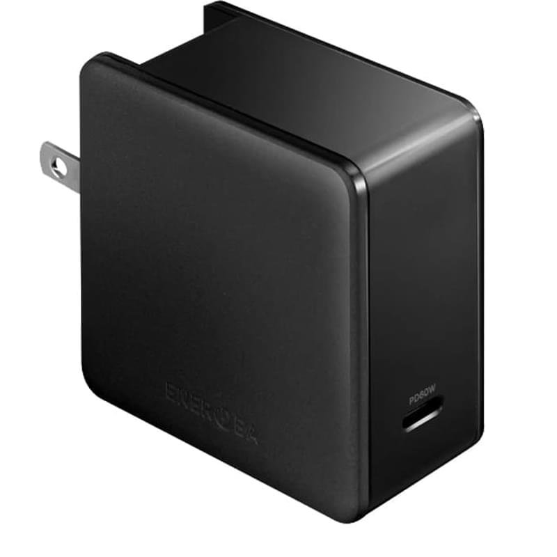Адаптер для путешествий, 1*USB Type-C, PD (60W) EU/US, Energеa, Черный (CHR-TL-PD60EU) - фото #1