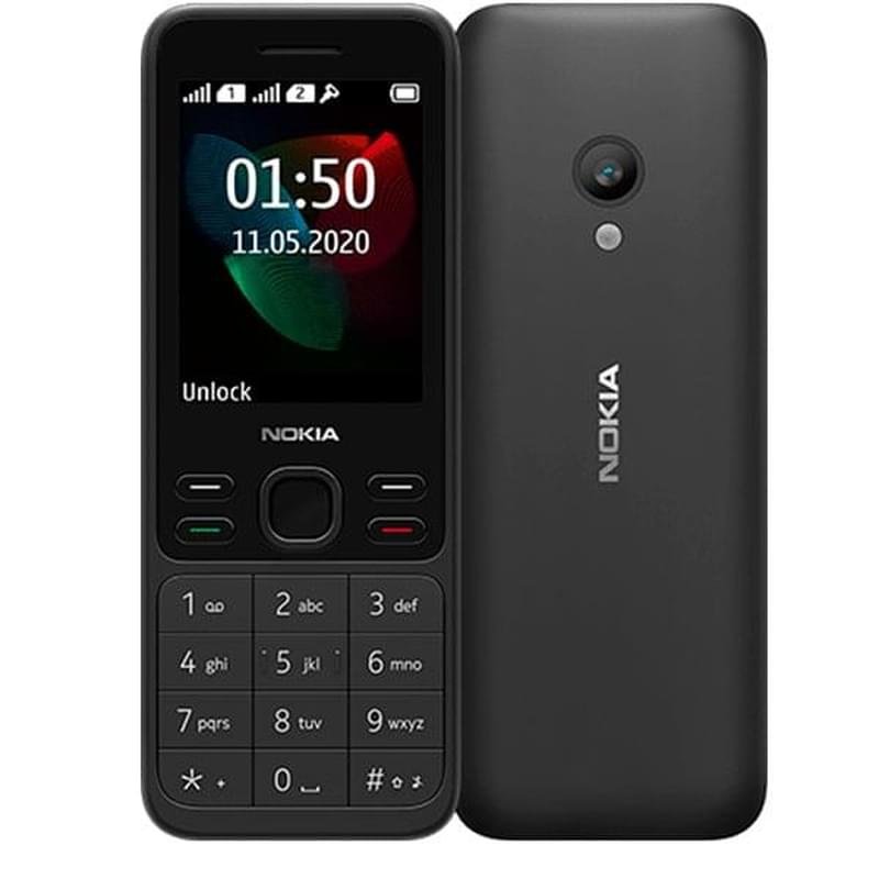 Nokia Ұялы телефоны GSM 150 BLX-D-2.4-0.3-3 Black 2020 - фото #1