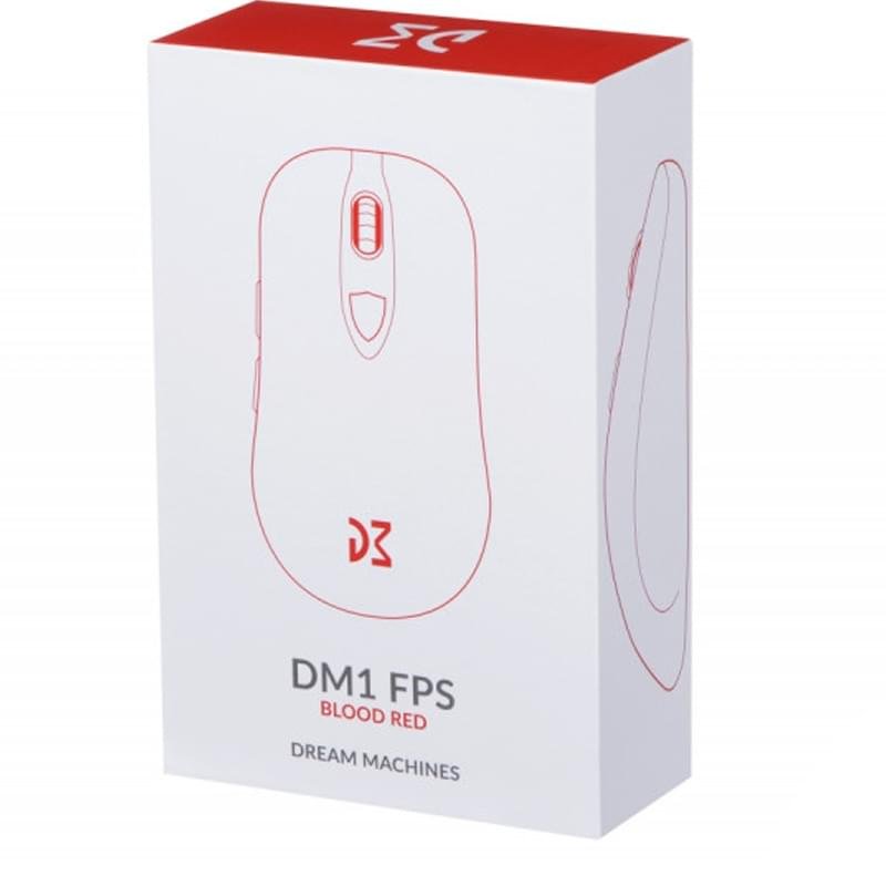 Мышка игровая проводная USB Dream Machines DM1 FPS Red - фото #5