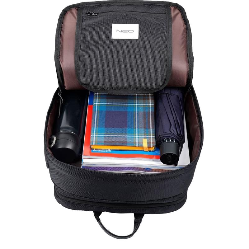 Рюкзак для ноутбука 15.6" NEO NEB-058, Black, полиэстер (NEB-058BK) - фото #6