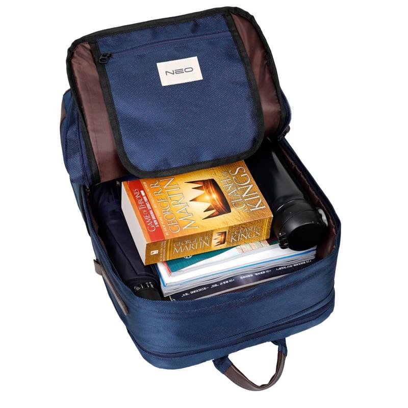 Рюкзак для ноутбука 15.6" NEO NEB-058, Navy, полиэстер (NEB-058NV) - фото #11