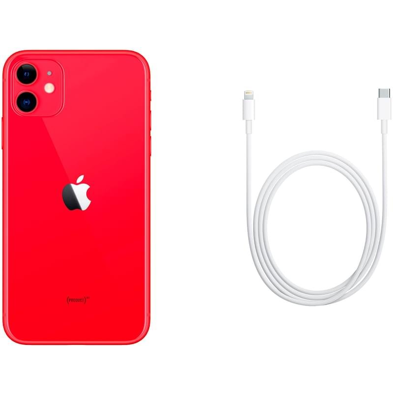 Смартфон Apple iPhone 11 64GB Red - фото #5