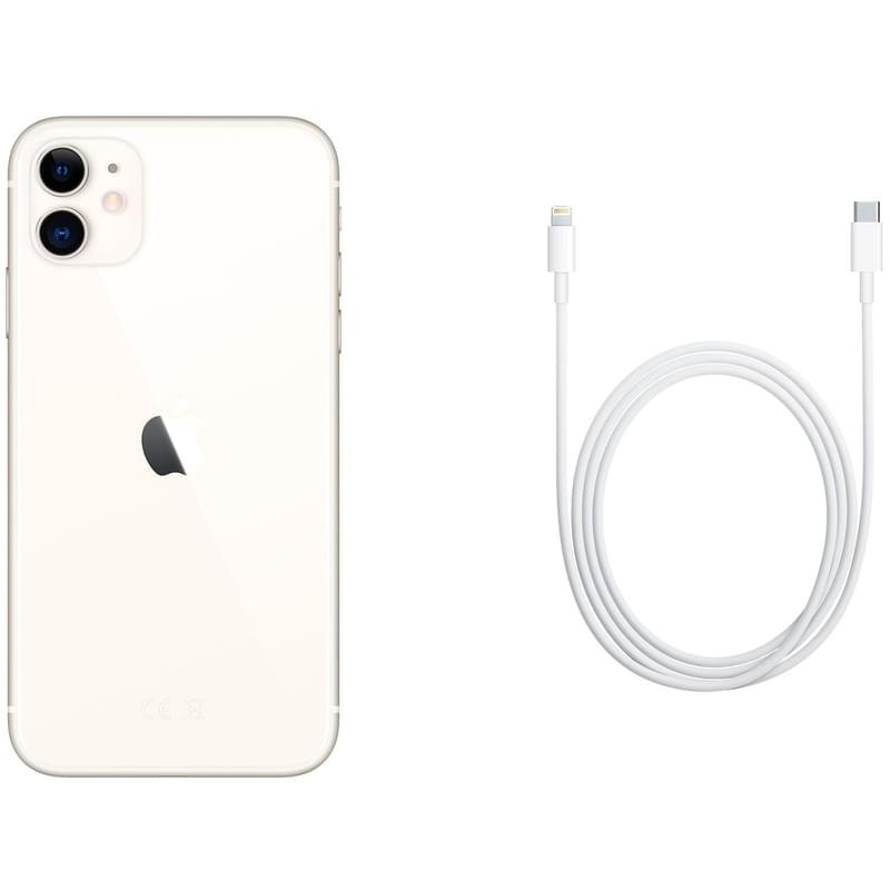 Смартфон Apple iPhone 11 128GB White - фото #5