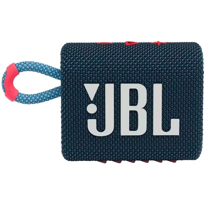Bluetooth JBL Go 3 колонкасы, Blue/Pink (JBLGO3BLUP) - фото #0