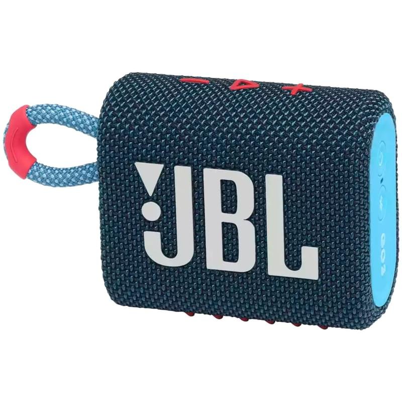 Колонки Bluetooth JBL Go 3, Blue/Pink (JBLGO3BLUP) - фото #1