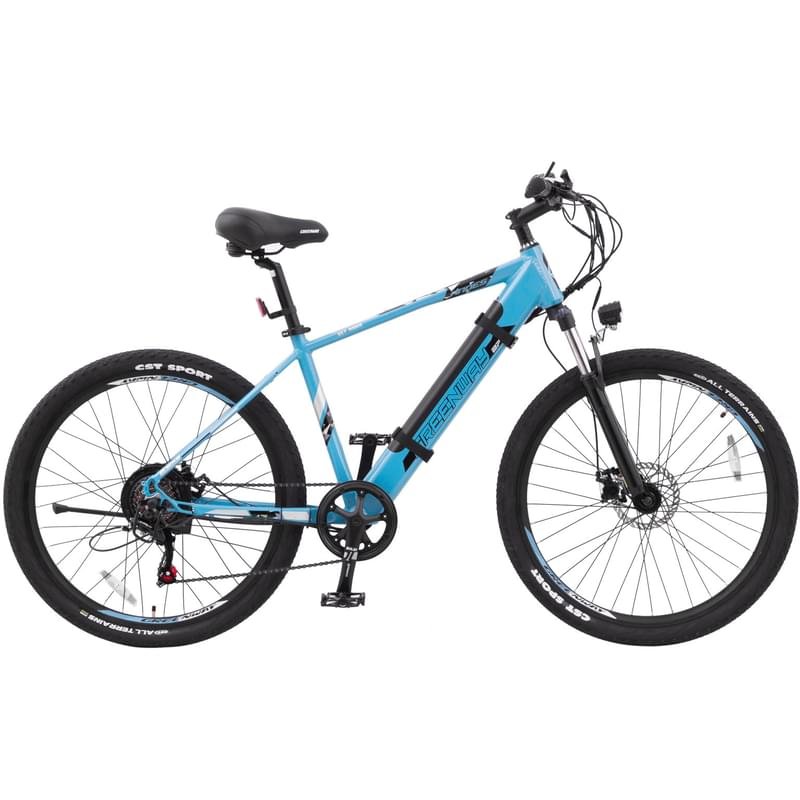 Greenway 350W электрлі велосипеді, 36V/10.40AH LG, 27,5" Sky Blue (27DT033) - фото #0
